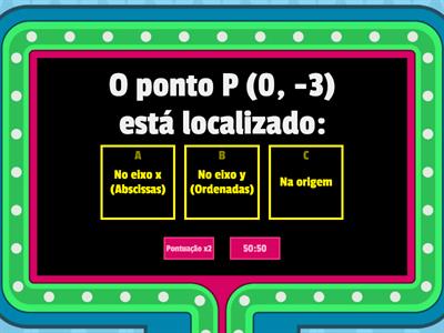 Sistema de Coordenadas - Plano Cartesiano