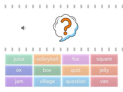 Global Success 2 Review 2 Qq, Xx, Jj, Vv