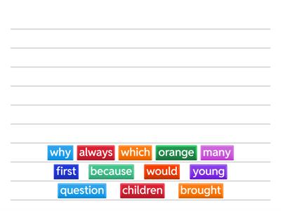 Step 53 Word magnets
