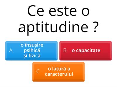 Aptitudini