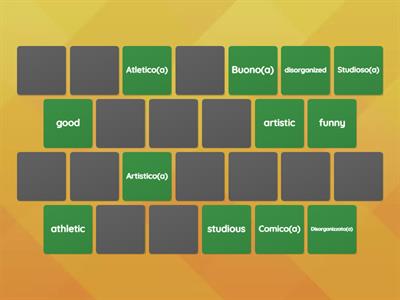 Kreyco Aggettivi di personalità 