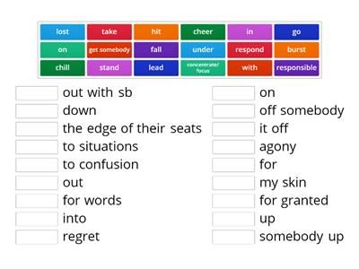 FCE collocations unit 1