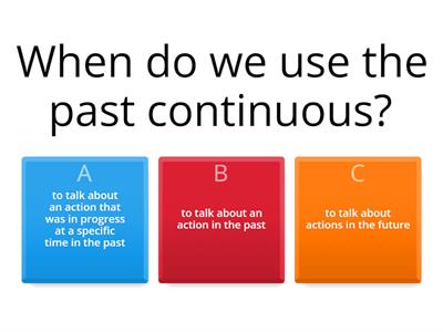 Past Continuous 