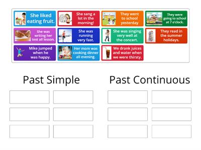 Past Simple - Past Continuous