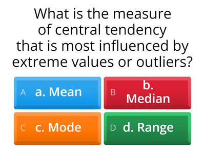 Measures of central tendency