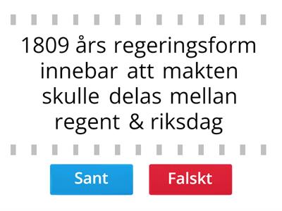 Frihetstiden & Gustavianska tiden - S/F