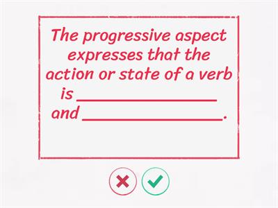 Aspect in Grammar: Quiz