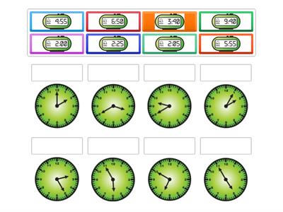 Визначення часу за годинником