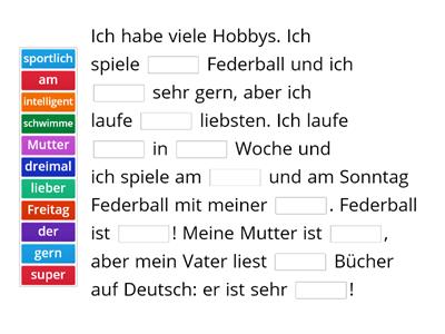 German missing word frequency 2