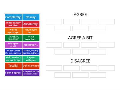 B1.3 - Agreeing and Disagreeing