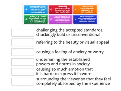 Art advanced vocabulary