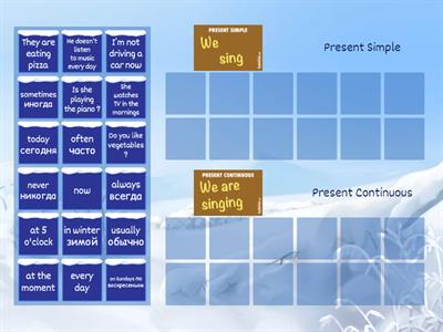 Present Simple vs Present Continuous 