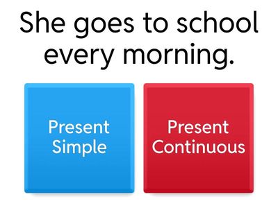 Present simple and Present continuous