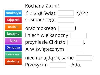 Wielkanocne życzenia