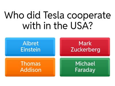 Quiz about Nikola Tesla