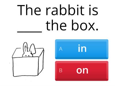 Prepositions - In, On
