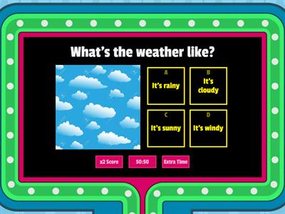 What's the weather like? Weather
