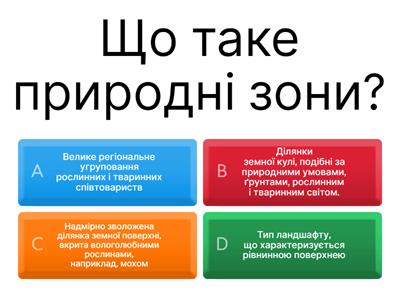 Примірник Природні зони України