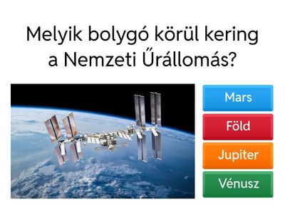 Űrkutatás kvíz