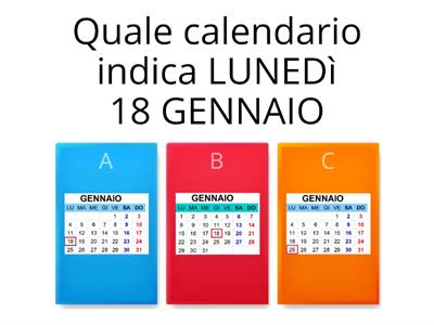 TROVA IL CALENDARIO GIUSTO: