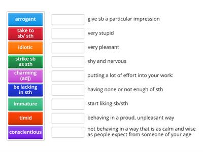 Assessing character