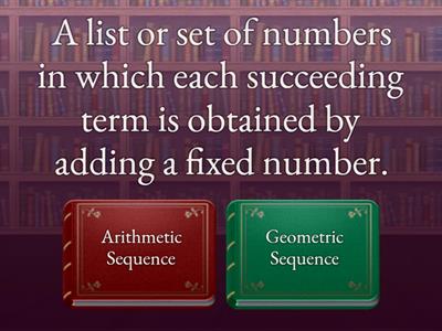 Arithmetic and Geometric Sequence 