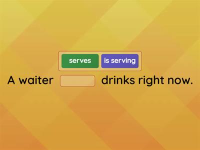 5 class. Present Simple vs Present Continuous.