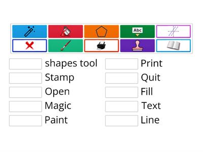 Tux  Paint tools activity 