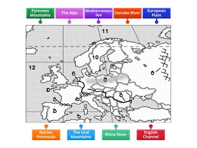 Geography Of Europe (Physical) 