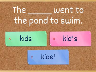 WRS 7.5  Plural, Singular Possessive, or Plural Possessive