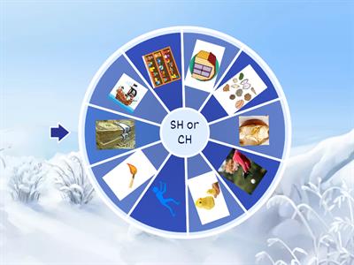 SH/CH Word Wheel