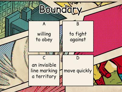 11 Plus Vocab Quiz Set1-8