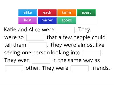 4000 Unit 6 "The Twins" Practice