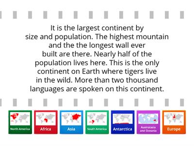 Continents_ descriptions