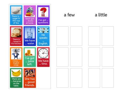 Liza-A few / a little