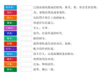 110南一三下國語第十一課 枯木是大飯店