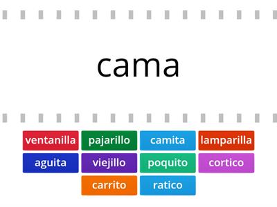 Encuentra el Par - Sufijos 