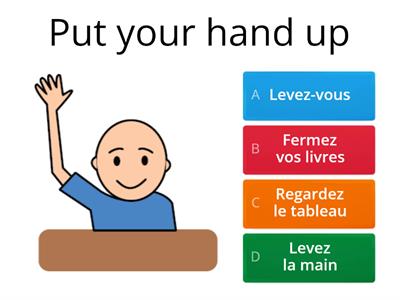  La langue employée en classe - classroom language 