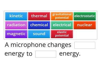 Energy Transfers