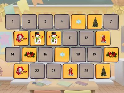 слова Новый год  найди пару