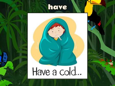 Irregular Verbs English Class A2 HANG - SIT FLYING FRUIT