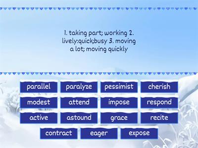 Wordly Wise Lesson #4