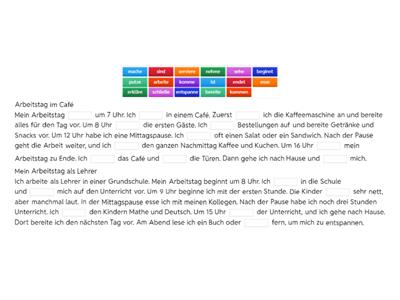 Grammatik - Präsens 