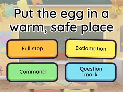 Full stop, Command, Exclamation or full stop?