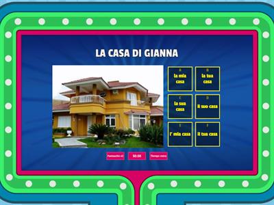 GLI AGGETTIVI POSSESSIVI