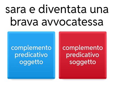i complementi predicativi 