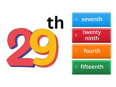 Quiz_ Ordinal Numbers