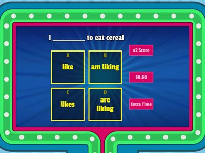 Present Simple & Present Progressive