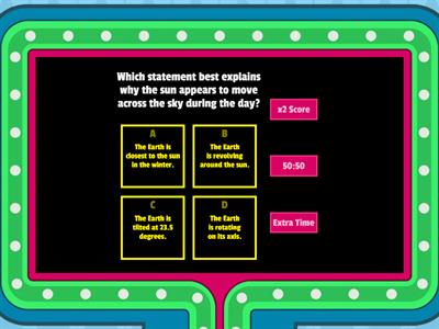  STAAR Gameshow Quiz (5th Grade Science)