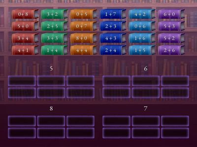 Состав ЧИСЕЛ 5-8